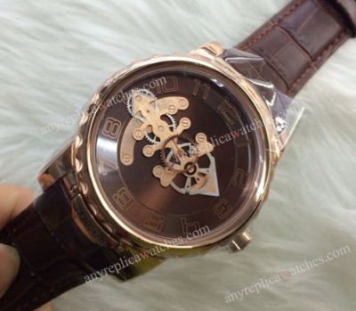 Ulysse Nardin Freak Rose Gold Chocolate Face Men replica Watch